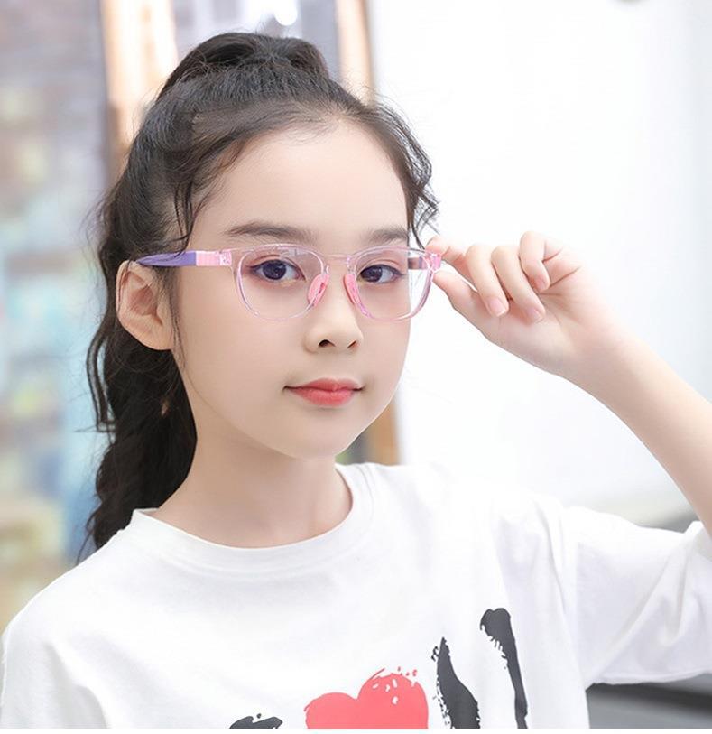 Children'S Silicone Glasses Boys And Girls Anti-Blue Light Mobile Phone Computer Goggles Burst Glasses