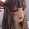 Luxury Dance Masks Long Tassel Hanfu Jewelry Masquerade Mask Girl Chinese Wedding