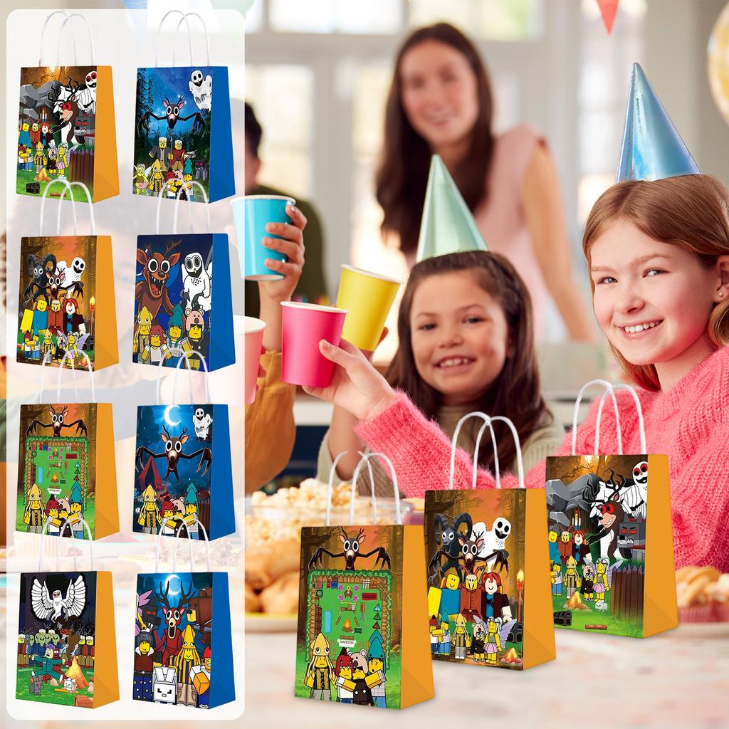 Game Forest Night Theme Party Decoration Handbag Children's Birthday Decoration