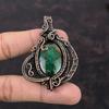 Cuprite Chrysocolla Pendant Wonderful Gemstone Pendant Copper Wire Wrapped Pendant Handmade Pendant Copper Designer Jewelry Engagement Gift