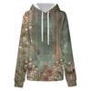 Women's Fall And Winter Printed Pullover Hooded Sweatshirt Long Sleeve Fashion Sweatshirt