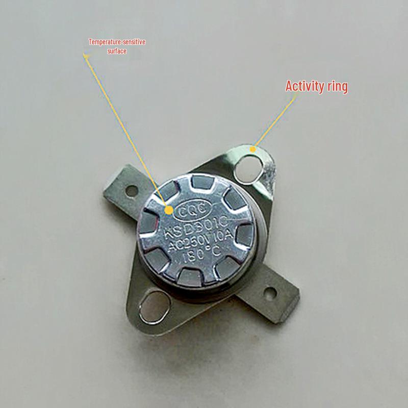 KSD301 180-185°C Snap-Action Thermostat for Crepe Maker & Steamer