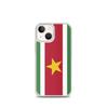Coque iPhone - Suriname - iPhone 13 Mini - Souple - Multicolore - Design Drapeau