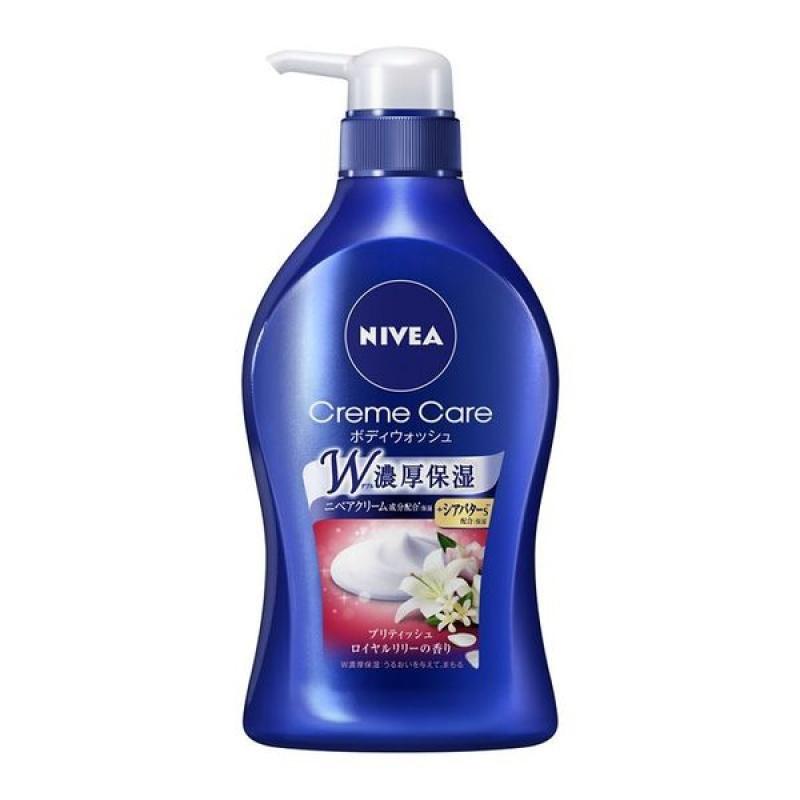 Nivea Cream Care Body Wash British Royal Lily Scent Pump