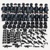 Military Jeep Car SWAT Specia Force Soldiers Weapon Building Blocks Kit Bricks Sets Classic Arms Model Kids Toys