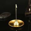 Metal Incense Burner Creative Incense Holder Incense with Clip Plate Ash Catcher Buddhism Supplies Home Decor