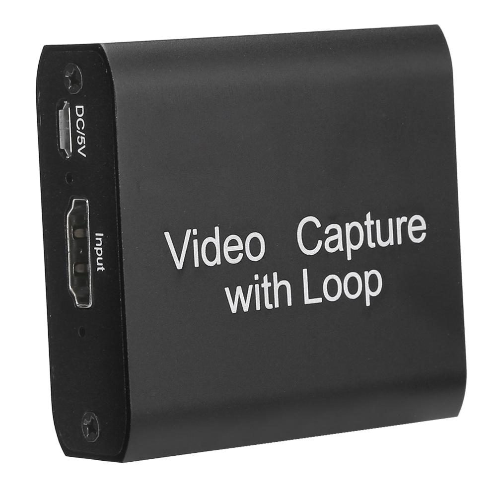 High Definition Live USB External for Switch Game USB To HDMI with Loop Out Capture Card