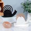 PP Mosquito Coil Rack White Black Incense Holder Shelf Mosquito Coil Tray Home Bedroom Decoration