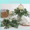 Candle Wreath Leaf Base With Polyester Material For Party And Home Styling