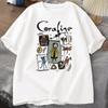 Women Men Spooky Vintage T-shirt Harajuku Fall Short Sleeve Tshirt Women's Clothing  Graphic T Shirts