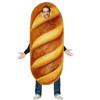 Adult Unisex Men Wumen Loaf of Bread Food Costume Fancy Dress Cosplay Halloween Party Outfit