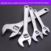 Multi-Function Adjustable Bathroom Wrench with Large Opening and Short Handle