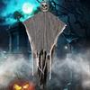 Realistic Skeleton Cloth Hanging Decoration For Halloween Yard Party Outdoor Scary Ghost Scene Setup With Durable Plastic Fabric Material