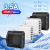 6 Ports USB Type C Charger PD Fast Charging Adapter Quick Charge3.0 For iPhone Samsung Xiaomi Phone Wall Charger Plug #3