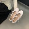 Comemore Spring New Women Flats Round Toe Shallow Slip On Ladies Casual Ballet Shoes Soft Suede Leather Eelgant Dress Shoes