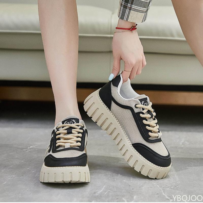 Fashion Spring summer new shoes for female height increasing breathable sporty casual simple comfortable non slip women's shoes