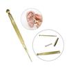 1 Pcs Retractable Acupuncture Point Probe Ear Massage Brass Pen Ear Reflex Zone Massage Needle Detection Massage Ear Care Tools