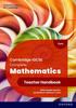 The Cambridge IGCSE Complete Mathematics Core: Teacher Handbook Sixth Edition Book