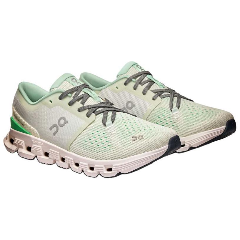 New On Running Cloud X 4 Aloe HOneydew Women's 3WE30073088