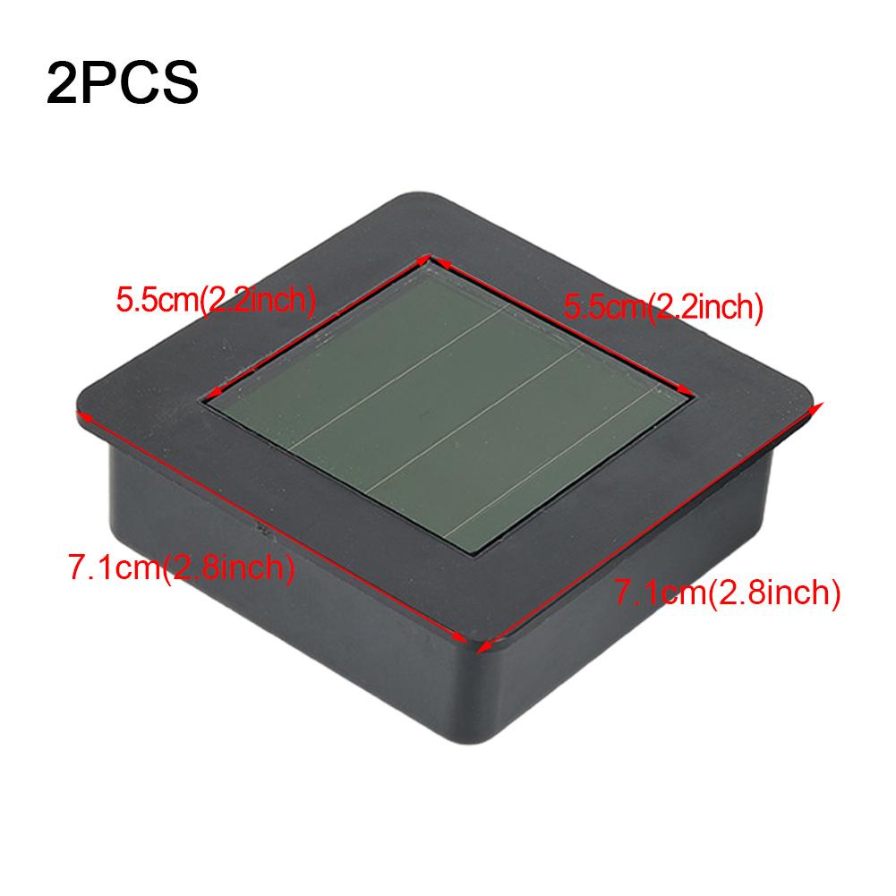 Solar Panel Solar Light Solar Lights Square 2pcs/4pcs