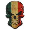 Металлическая 3D наклейка Череп - Эмблема Черепа с Дизайном Флага Металлическая Наклейка Декаль Украшение