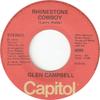 7inch Record GLEN CAMPBELL - Rhinestone Cowboy 4095 Capitol Records 1975 Canada Pop Used