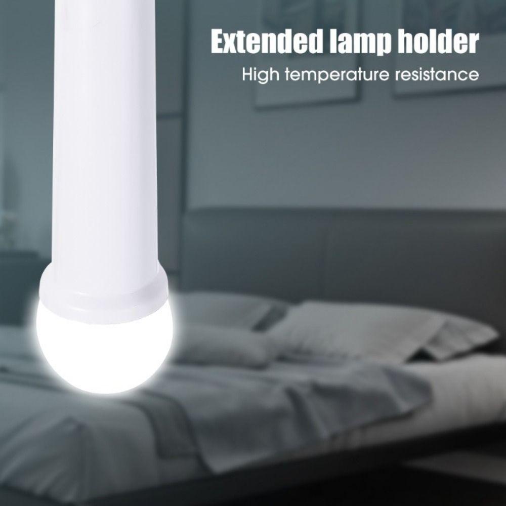 65mm/95mm/120mm Lamp Holder Base White Converter Holder Lighting Parts LED Light Adapter