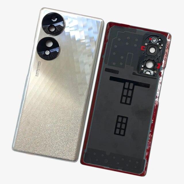 Rear Battery Cover Housing Door For Honor 70 Back Cover Chassis Camera Lens + Adhesive Smartphone Repair Parts