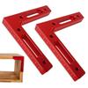 Woodworking 120mm Right Angle Ruler Locator Right Angle 90 Degree Positioning Triangle Ruler Block Right Angle Clamp Woodworking Combination Tool