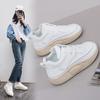 New Women Chunky Round Toe Casual Shoes Winter Warm Comfortable Sneakers Fashion Woman's Wedge White Vulcanized Shoe Size 35-40