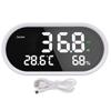 Digital Decibel Meter LCD Display High Accuracy Desktop Temperature Humidity Sound Level Meter for