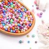 6/8/10mm ABS Imitation Pearl Mixed Color Beads Shiny Plastic Spacer Beads for DIY Jewelry Making