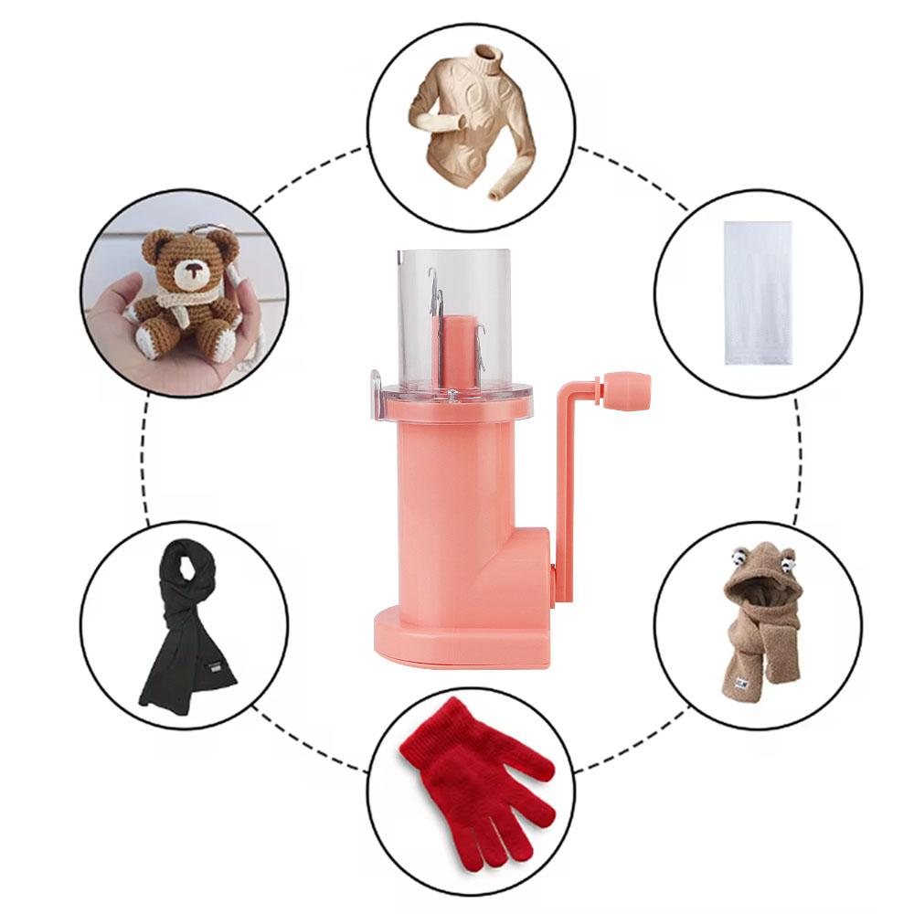 Creative Knitting Machine Tricotin Machine Craft Bracelet Weave Tool Embellish Hand Knit Portable Hand-Knitted Loom Spool Knitter Sewing Accessories