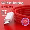 65W 5A Fast Charging USB C Cable For OnePlus 9 9R N10 CE Warp Charge 10 Pro 9RT 8 7Pro 7t 7 T 6t Supervooc Type C Cable