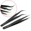 1Pcs Elbow Tweezers Jewelry Accessories Precision Beauty Stainless Steel Tweezers Tools