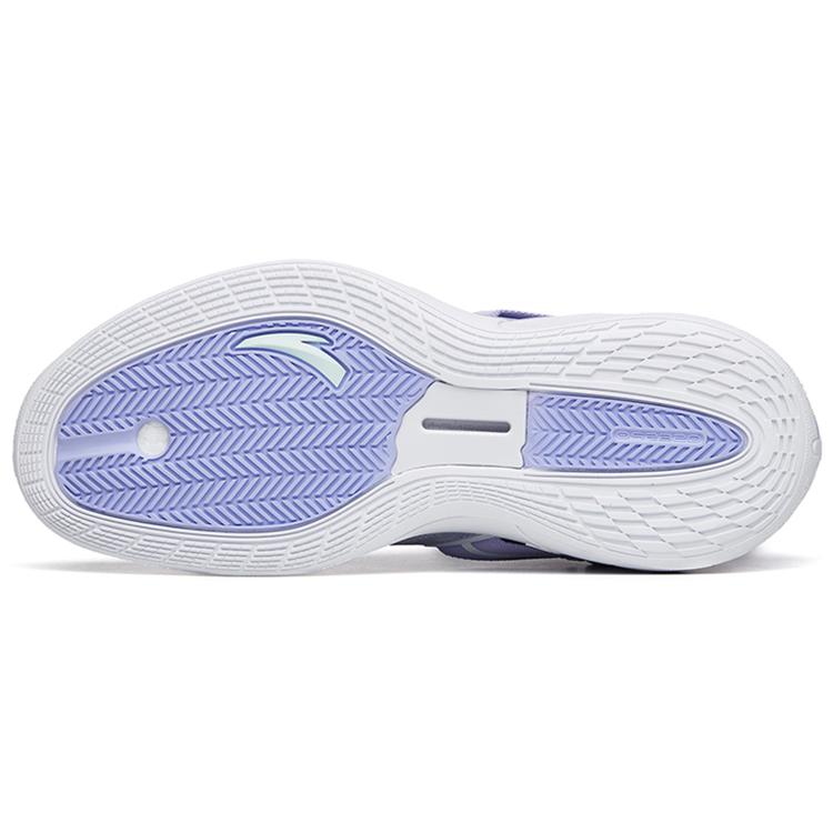 Новые баскетбольные кроссовки Anta GH3 с амортизацией, противоскользящие и износостойкие, с низким верхом, светло-фиолетовые 112221103-2