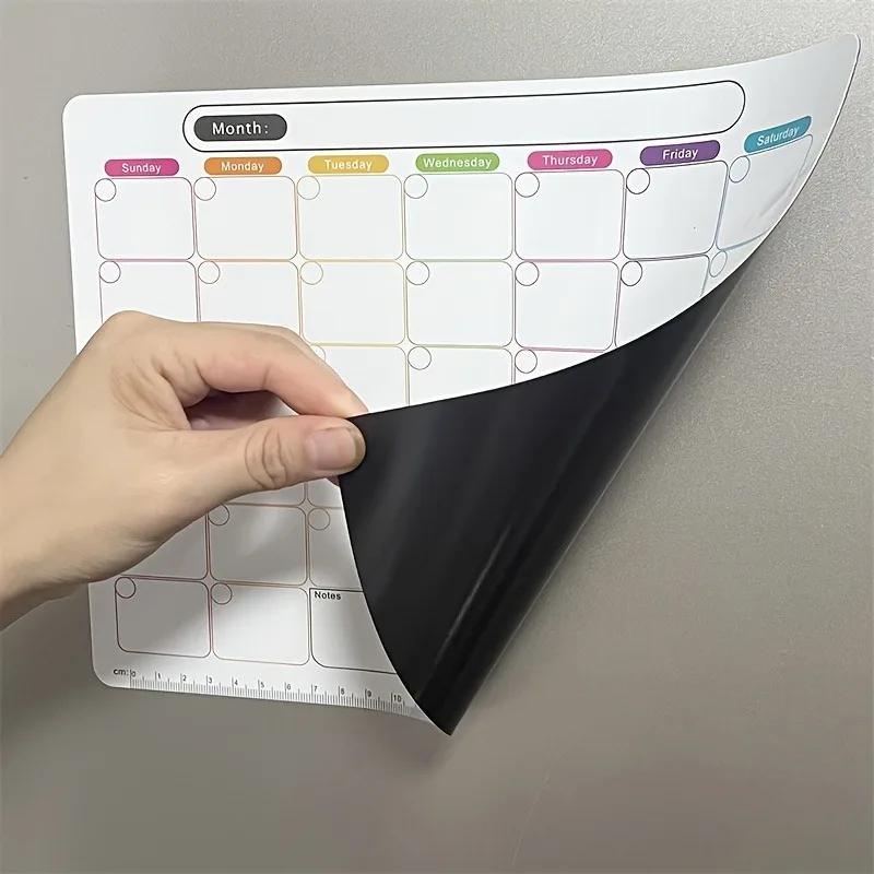 Memo Message Board Magnetic Refrigerator Stickers Reusable Erasable Note Pad Home Office Kitchen Reminder Weekly Planner Sticker