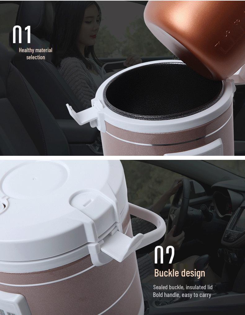 Yinhao Car Smart Rice Cooker 12V/24V - Large Capacity Universal Truck Cooker