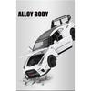 1/32 Nissan GTR CSR2 Skyline Ares Alloy Car Model Diecast Metal Toy Vehicles High Simulation Pull Back Collection Kids Toys Gift
