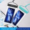 Clamshell Touch Screen Waterproof Phone Bag TPU Transparent Phone Diving Case Hanging Neck Phone Waterproof Protective Cover