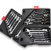 NEW 1pcs Flex-Head Ratcheting Combination Wrench Set SAE 1/4''-13/16'' Premium 72-Teeth Gear Chrome Organizer Repair Tool