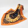19 New Silk Printed Scarves Women'S 90Cm Satin Square Scarf