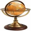 27.94 Cm Antique Brass Globe World Map Nautical Desk Décor Astrolabe Armillary Sphere