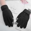 Winter Gloves for Women Elastic Touch Screen Warm Gloves Thermal Knit Fleece Lined Gloves for Cold Weather