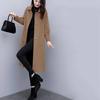 Women Coat Winter  Woollen Blends Coats  Autumn Winter Long Sleeve Casual Outwear Jackets Coat