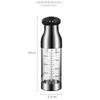 200ml Stainlness Steel Double-headed Oil Spray Bottle Olive Oil Vinegar Spray for Salad BBQ Oil Dispenser Cooking Baking Tools