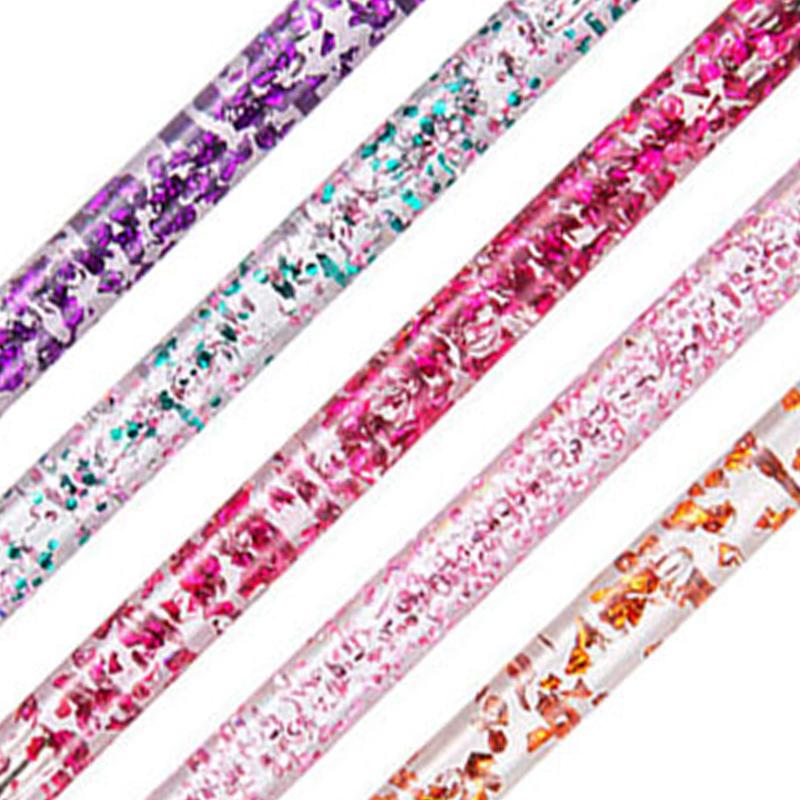 5 Pcs Nail Art Dotting Pen Crystal Beads Handle Dual-ended Drawing Painting Rhinestones Manicure Tools