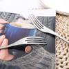 1Pc Matte Silver Steak Knife Fork Teaspoon Flatware 18/10 Stainless Steel Dinnerware Dessert Cutlery Kitchen Western Tableware Heavy Duty