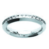 Steel Ring 'Goddess' White Silver - 4 Mm