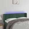 VidaXL LED Headboard Bedroom Furniture Double Bed Accessory Head of Bed Frame Interior Dark Green 3123427